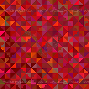Красный геометрических фон. Мозаика шаблон - изображение в векторном формате