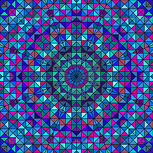 Abstract Colorful Digital Decorative Flower - vector image