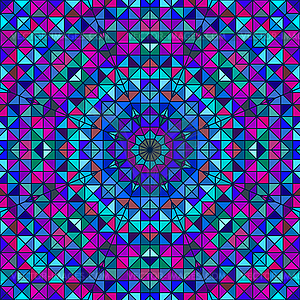 Abstract Colorful Digital Decorative Flower - vector clipart
