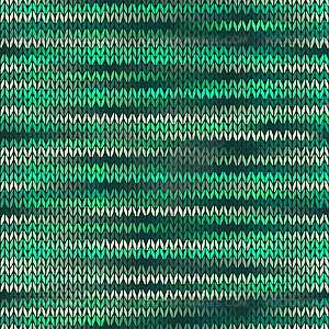 Style Seamless Knitted Melange Pattern - vector image