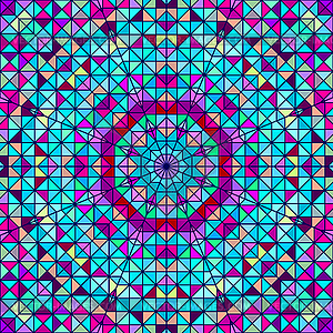 Abstract Colorful Digital Decorative Flower. - vector clipart