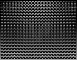 Perforated Metal Template. Translucent Grid - vector clipart