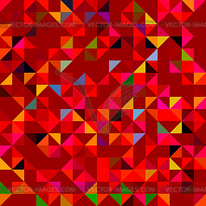 Abstract Red Geometric Color Background - vector clipart