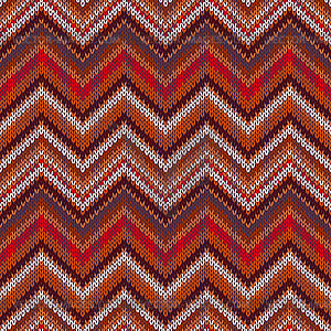 Seamless Knitted Pattern - vector image