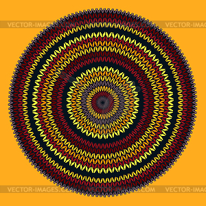 Style Circle Simple Color Needlework Background, - vector clipart