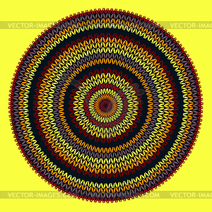 Style Circle Simple Color Needlework Background, - vector clipart / vector image