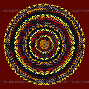 Style Circle Simple Color Needlework Background, - vector image