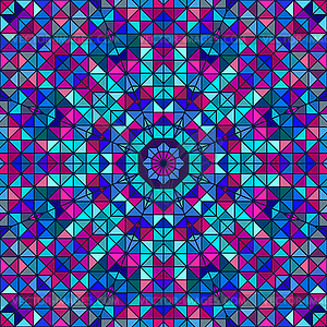 Abstract Colorful Digital Decorative Flower - vector clip art