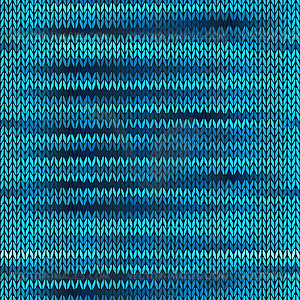 Style Seamless Knitted Melange Pattern - vector image