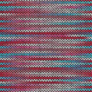 Style Seamless Knitted Melange Pattern - vector clipart / vector image