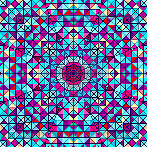 Abstract Colorful Digital Decorative Flower. - vector clipart