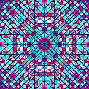 Abstract Colorful Digital Decorative Flower. - vector clip art