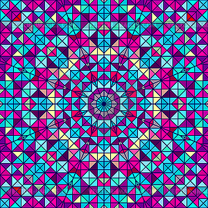 Abstract Colorful Digital Decorative Flower. - vector clip art