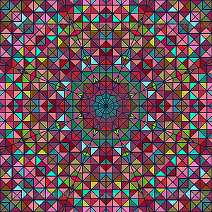 Abstract Colorful Digital Decorative Flower Star. - vector image