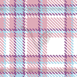 Seamless Plaid Fabric Pattern Background - vector clip art