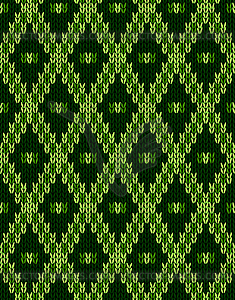 Knit woolen seamless jacquard ornament texture. - royalty-free vector image