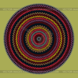 Style Circle Simple Color Needlework Background, - vector clipart