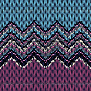 Knitted Pattern - vector clip art