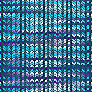 Style Seamless Knitted Melange Pattern - vector clipart