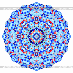 Абстрактный красочный круг фон. Геометрическая - изображение в формате EPS