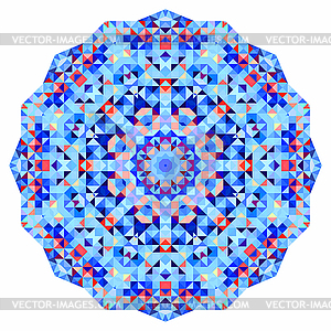 Abstract colorful circle backdrop. Geometric - vector clip art