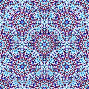 Ornamental Seamless Pattern. Abstract Geometrical - vector clip art