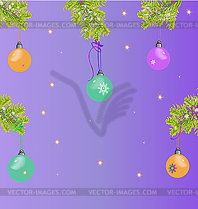 Christmas card - vector image