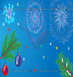 Postcard Christmas - vector EPS clipart