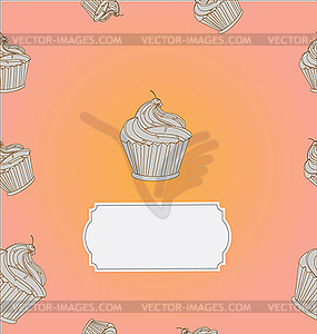 Menu for cafe - stock vector clipart