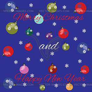 Christmas background - royalty-free vector clipart