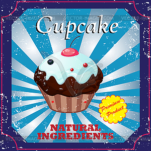 Cakes label - vector clipart