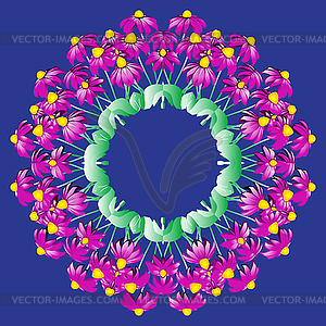 Circular patterns and ornaments oriental - vector clip art