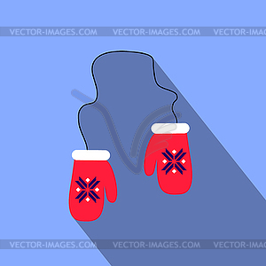 Mittens - vector clip art