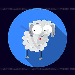 Овцы - рисунок в векторе
