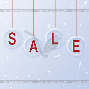 Christmas sale - vector EPS clipart