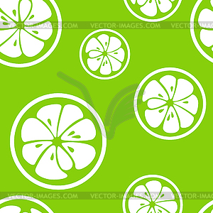 Abstract citrus fruit seamless pattern - vector clip art