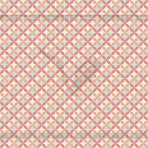 Abstract geometric floral pattern wallpaper - vector image