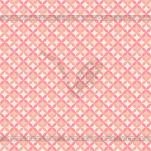 Abstract geometric floral pattern wallpaper - vector clip art