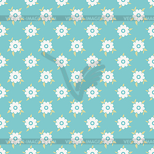 Vintage floral seamless pattern (tiling) - vector clipart