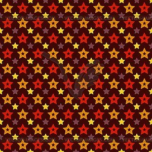 Holiday triumph star shape seamless pattern (tiling) - vector clipart