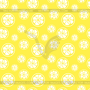 Abstract citrus fruit seamless pattern. Vector - vector image