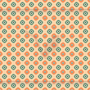 Retro abstract seamless patterns - vector image