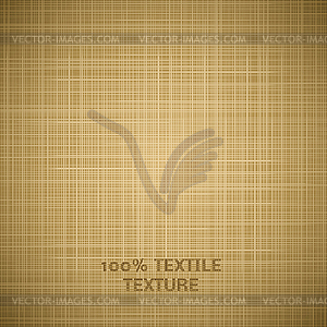 Beige cloth texture background - vector image