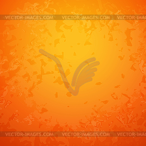 Abstract orange paper background with bright center - vector clipart