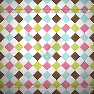 Funny abstract geometric bright pattern (tiling) - vector clipart