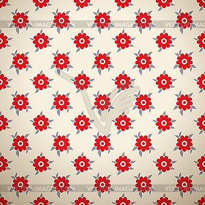 Floral fashionable seamless patterns - vector image