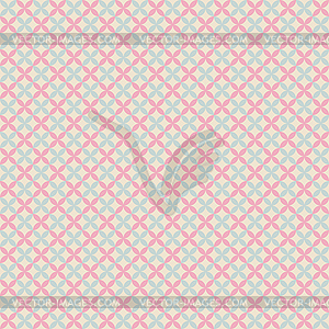 Sweet cute seamless pattern. Pink and blue shabby - vector image