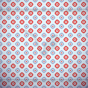 Yoga pattern. Light blue and red colors - vector EPS clipart