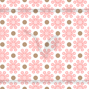 Delicate lovely seamless pattern - vector image