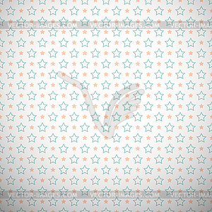 Pastel retro different seamless pattern - vector clip art